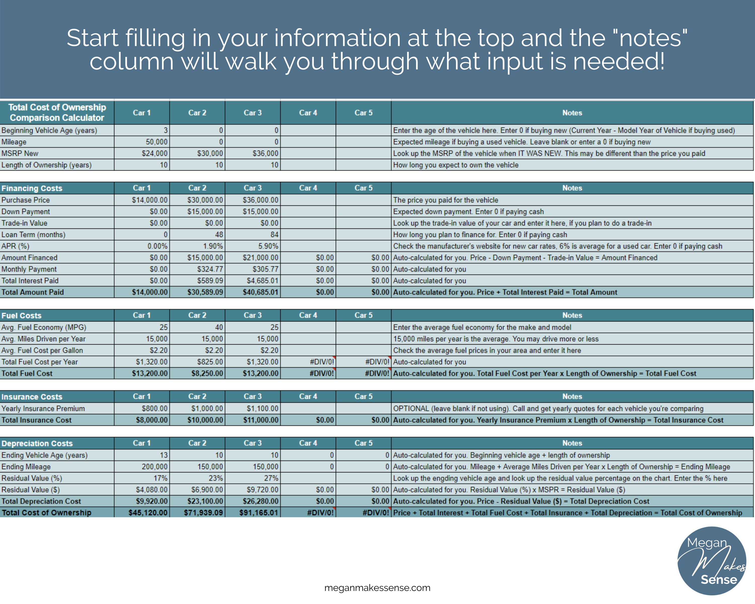 home loan calculator total cost