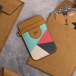 Cartera delgada con tarjetero para hombres y mujeres: billetera minimalista con bolsillo frontal, tarjetero elástico con bloqueo RFID