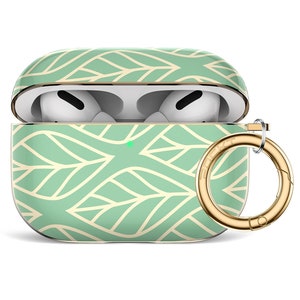 Floral AirPods Pro Hard Case: Protective PC with Keychain