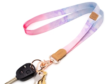  Timideer Wrist Lanyard for Keys, Wristlet Strap Keychain for  Women Men Short Lanyard for Car Keys Wallet, Cell Phone, Camera (Cherry  Blossom Grass) : Office Products