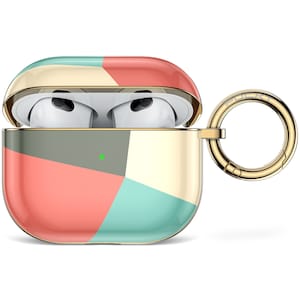 AirPods 3 Case: Floral Protective Semi-Soft Holder with Keychain