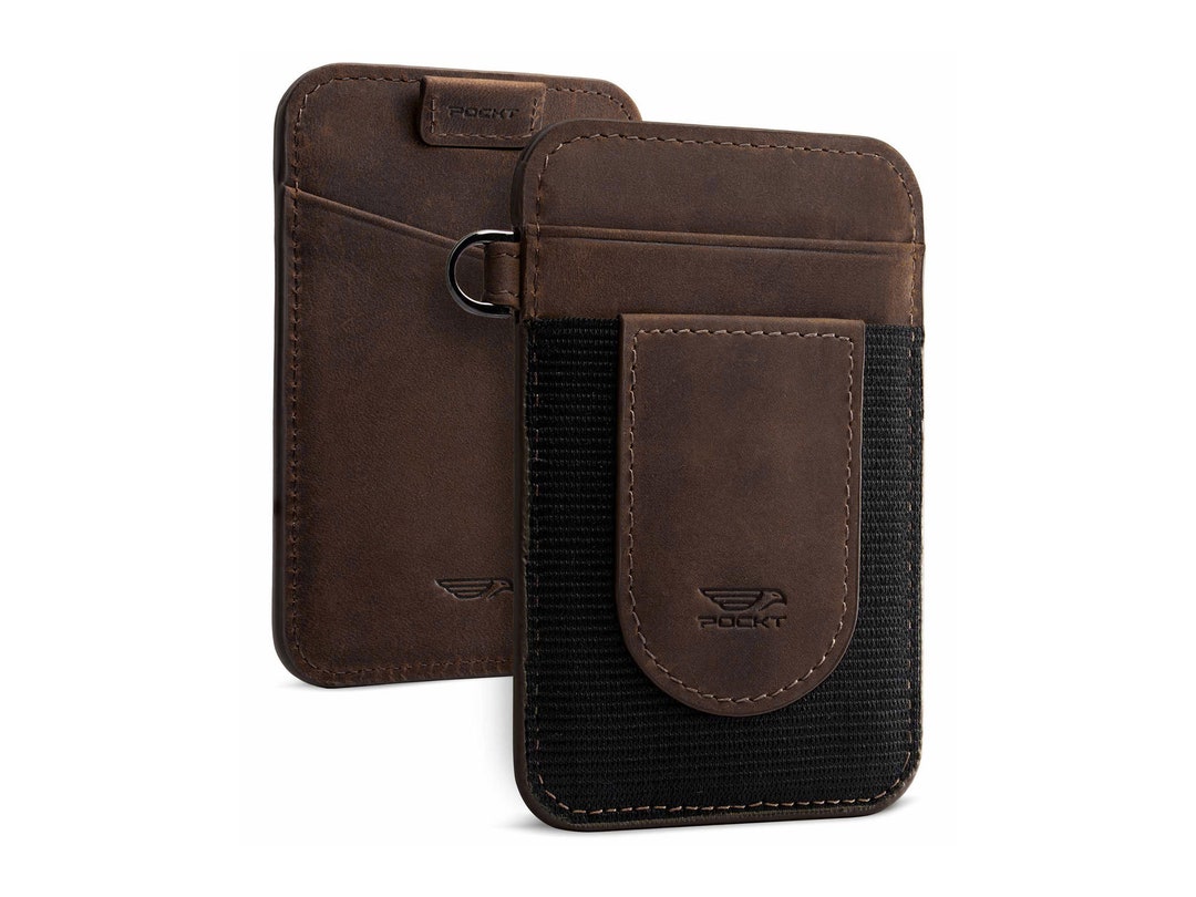 Card Holder Wallet Slim Front Pocket Credit Card Holder With Elastic ...