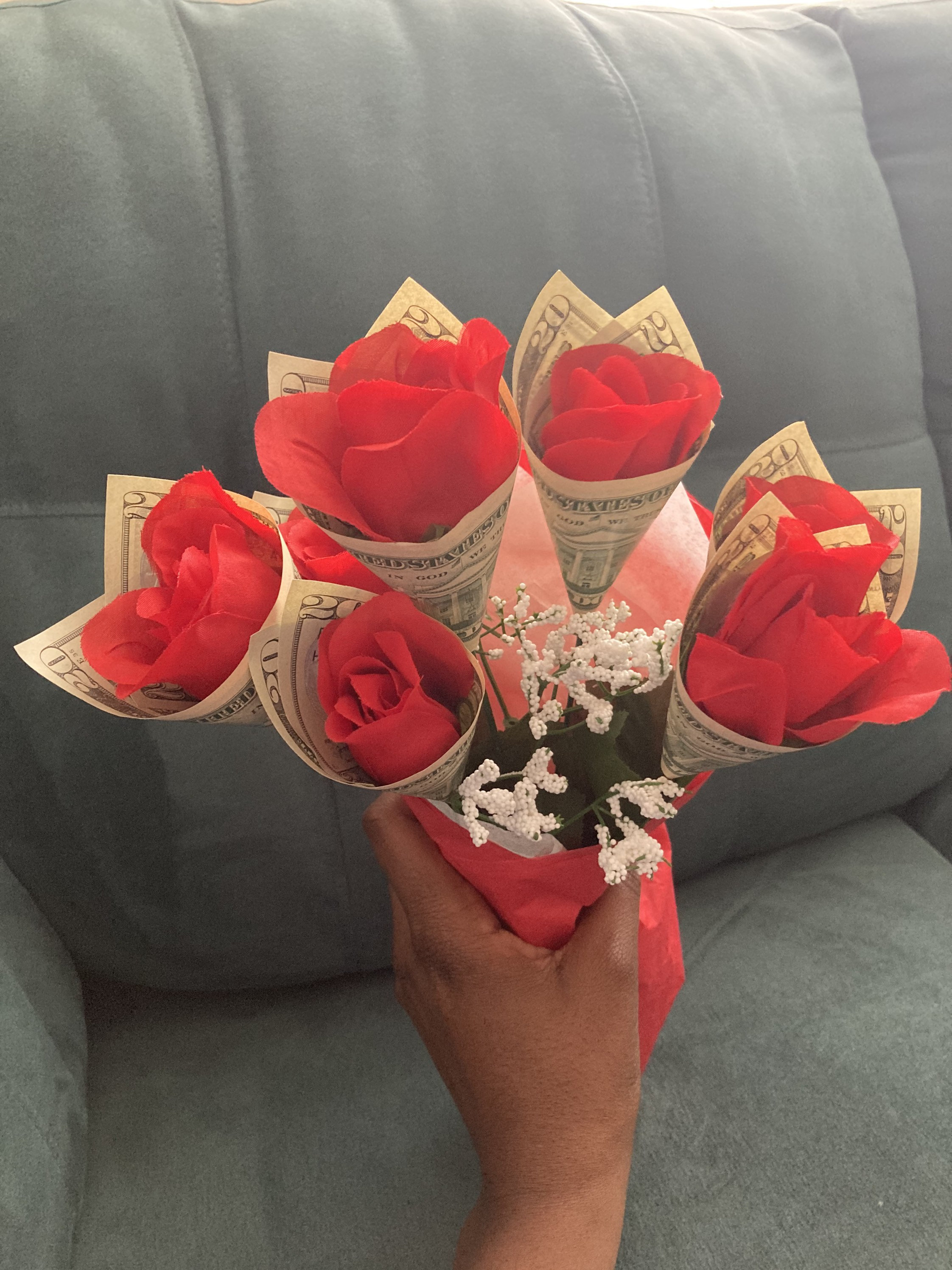 Money Rose Bouquet Etsy