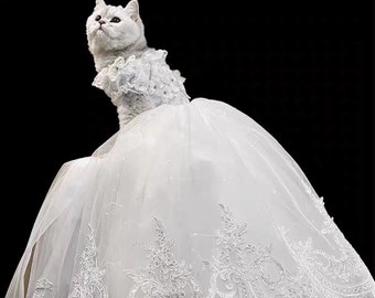 cat bridesmaid dress