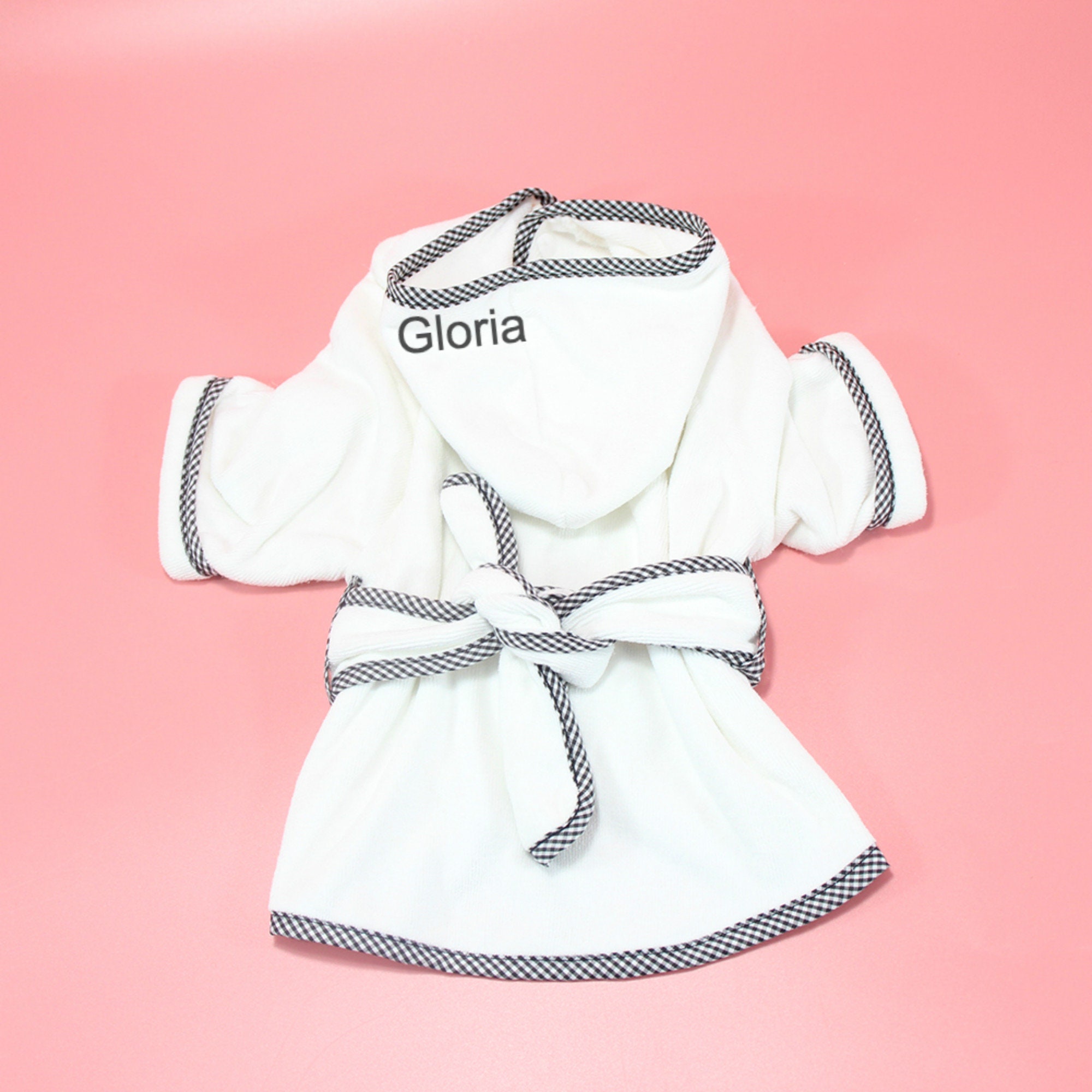 Personalized Dog Bathrobe Absorbent 100 Microfiber Etsy