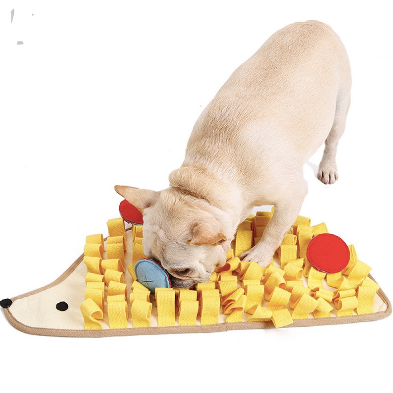 Puzzle Dog Toys Hedgehog Snuffle Mat Dog Sniffing Toys Etsy