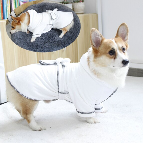 Personalized Dog Bathrobe Absorbent 100 Microfiber Etsy