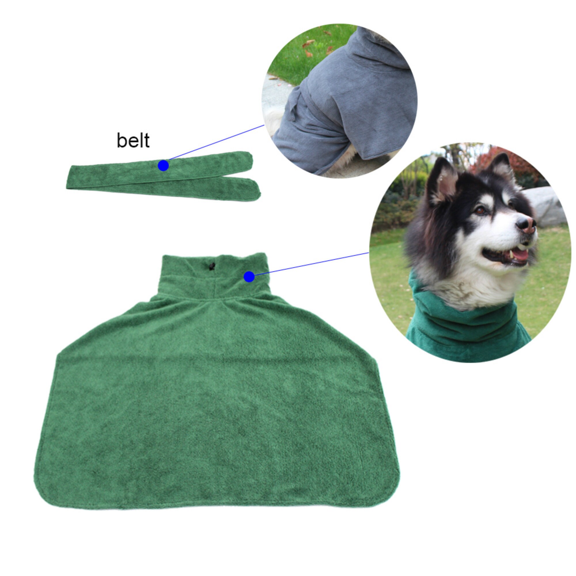 Pet Dog Drying Towel BathrobePet Dog clothing Dog Coat Etsy