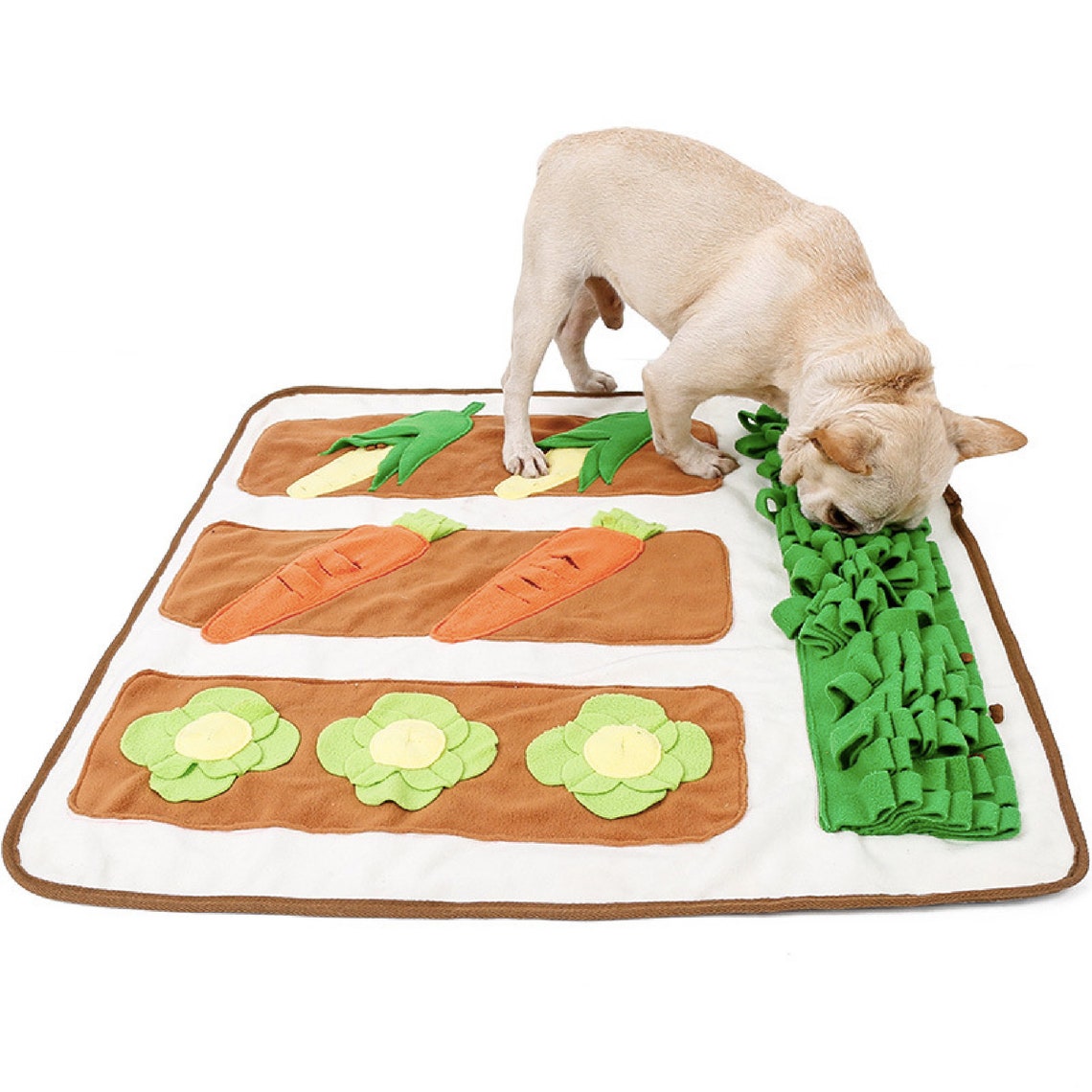 Dog Snuffle Mat 73x73cm Vegetable Dog Feeding Mat Interactive Etsy
