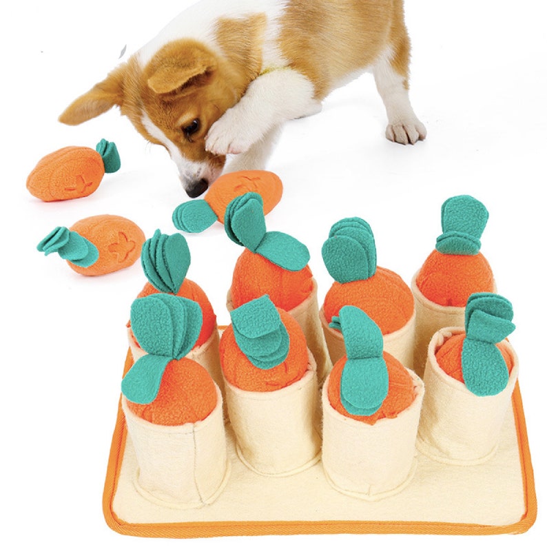 Interactive Dog Toys Sniffing Dog toys Feeding Snuffle Mat Etsy