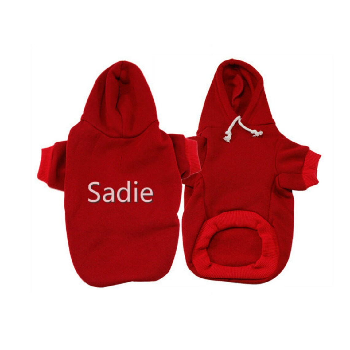 Personalized Pet Dog hoodies Solid Color For Small and Etsy