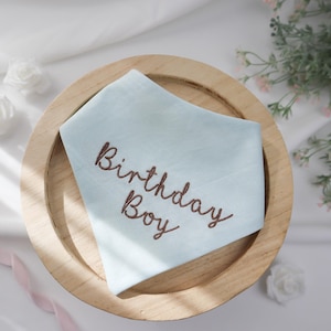 birthday boy dog bandana