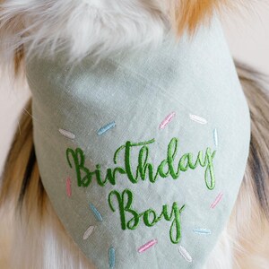 birthday bandana for dog