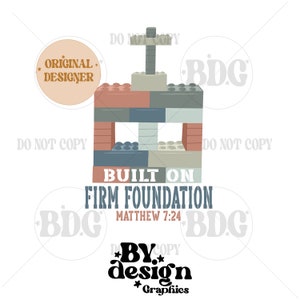 Built On Firm Foundation PNG | Boy Christian png | Christian Boy PNG | Kid Christian Png | Christian Png | Bible Verse PNG
