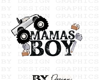 Mamas Boy Sublimation Design | Mom And Me PNG | Mama Sublimation | Mamas Boy Sublimation | Digital Download