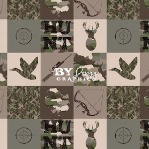 Caça Patchwork Sem Costura | Caça Colcha Sem Costura | Camo Patchwork Sem Costura | Menino Patchwork Sem Costura | Caça Masculina Sem Costura