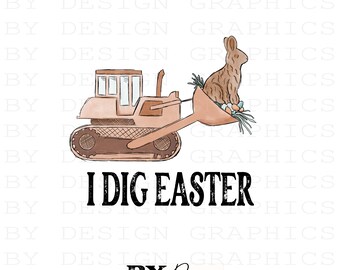Dig Easter png | Easter Construction PNG | Garçon Pâques png | Sublimation de Pâques | Camion à benne basculante de Pâques PNG | Sublimation de Pâques | Fichier numérique