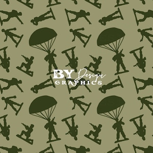 Green Army Men Seamless Design | Boy Seamless | Boy Army Seamless | Toy Soldier Seamless | Bucket Soldiers Seamless | Boy Toy Seamless
