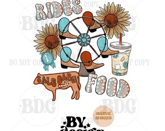 County Fair PNG | Western Fair Png | County Carnival Png | State Fair Png | Western Summer Png | Ferris Wheel Png | Sale Barn Png
