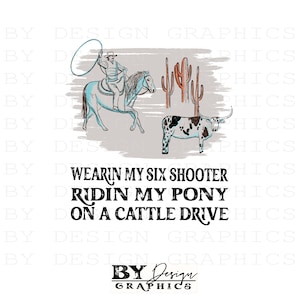Cattle Drive PNG | Cute Cattle png | Vintage Western png | Western Cow Png | Ranching Sublimation | Cattle png | Hand Drawn | Digital File