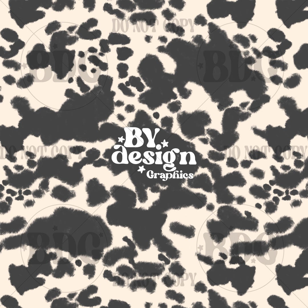 Cowhide Seamless | Realistic Cow Hide Seamless | Western Cow Seamless ...