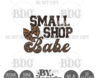 Kleiner Shop Babe Png Tshirt Design Für kleine Unternehmen