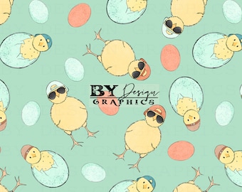 Boy Chicken Seamless | Boy Easter Seamless | Boy Spring Seamless | Easter Chicks Seamless | Easter Chicken Seamless | Digital File
