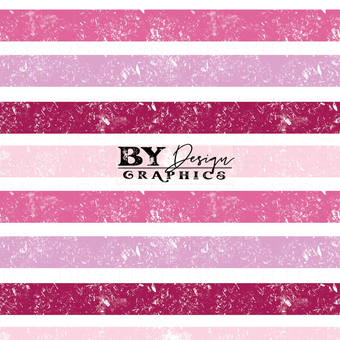 Distressed Stripes Seamless | Hand Drawn | Seamless Pattern | Pink ...