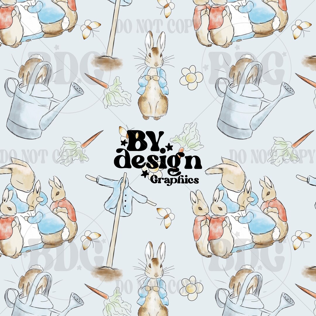 Peter Rabbit Seamless | Bunny Rabbit Seamless | Classic Book Seamless ...
