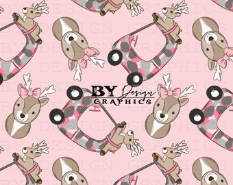 女の子のハンティングシームレス | ピンクのハンティングシームレス | 迷彩柄のバックシームレス | ビッグバックシームレス | パパのハンティングバディシームレス | キッズディアシームレス