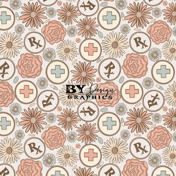 Pharmacy Print Pattern Blanket