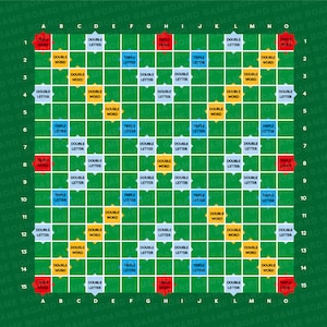 Printable Scrabble Board Word Game DIGITAL ART for Game Room, Playroom,  Game Night, Invite, Wedding