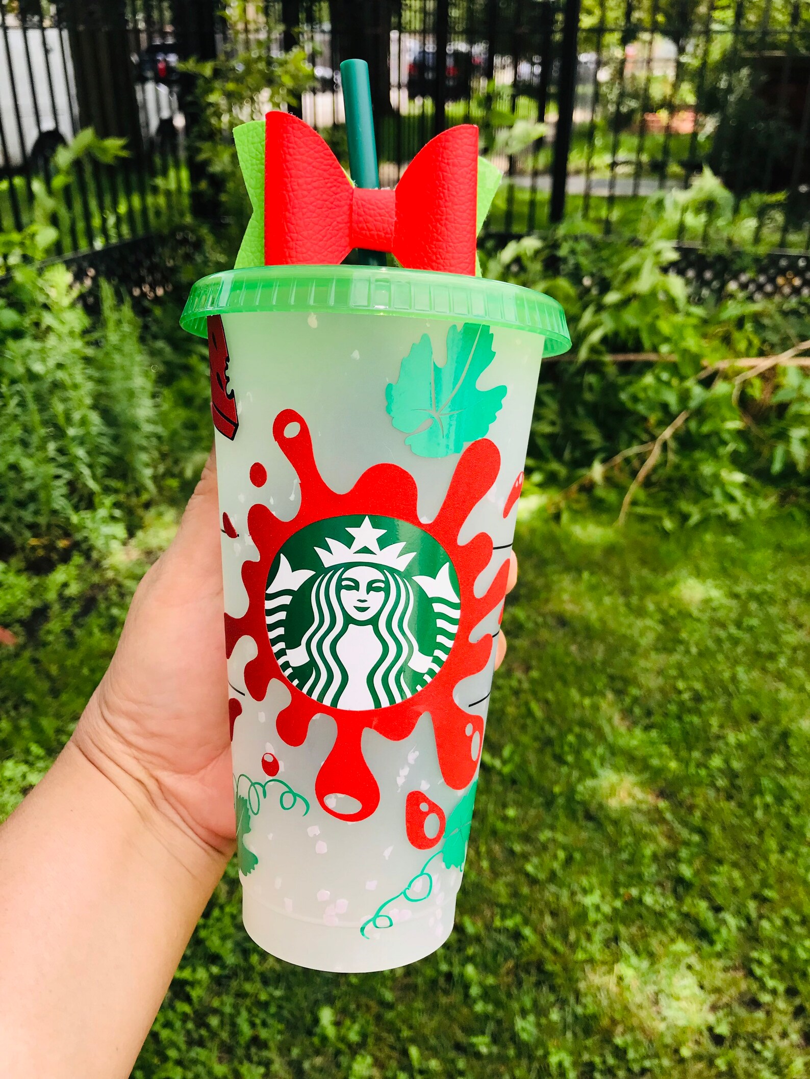 NEW I Starbucks Summer Water Melon Color Changing Cup Cold Etsy