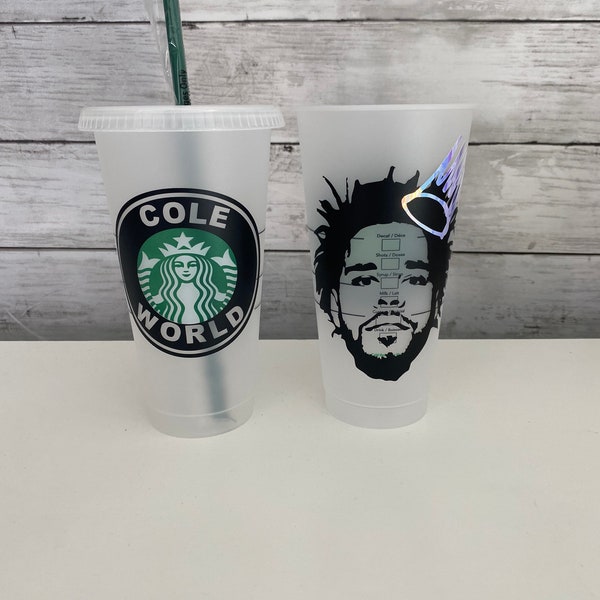 J Cole inspired Starbucks cup | Personalized gift | Birthday Gift |