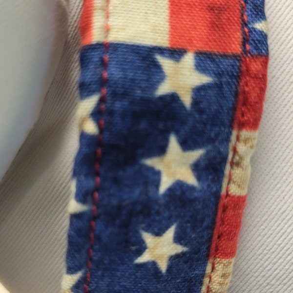 American Flag, Patriotic Collar, Summer Collar, Country Collar