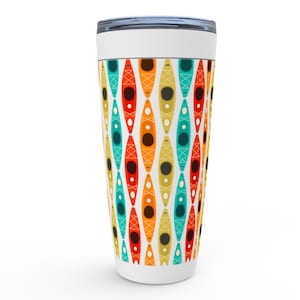 Colorful Kayaks 20oz Insulated Tumbler with Lid | Multiple Colors, Wrap-Around Design, Vacuum Seal, Double Wall Stainless Steel