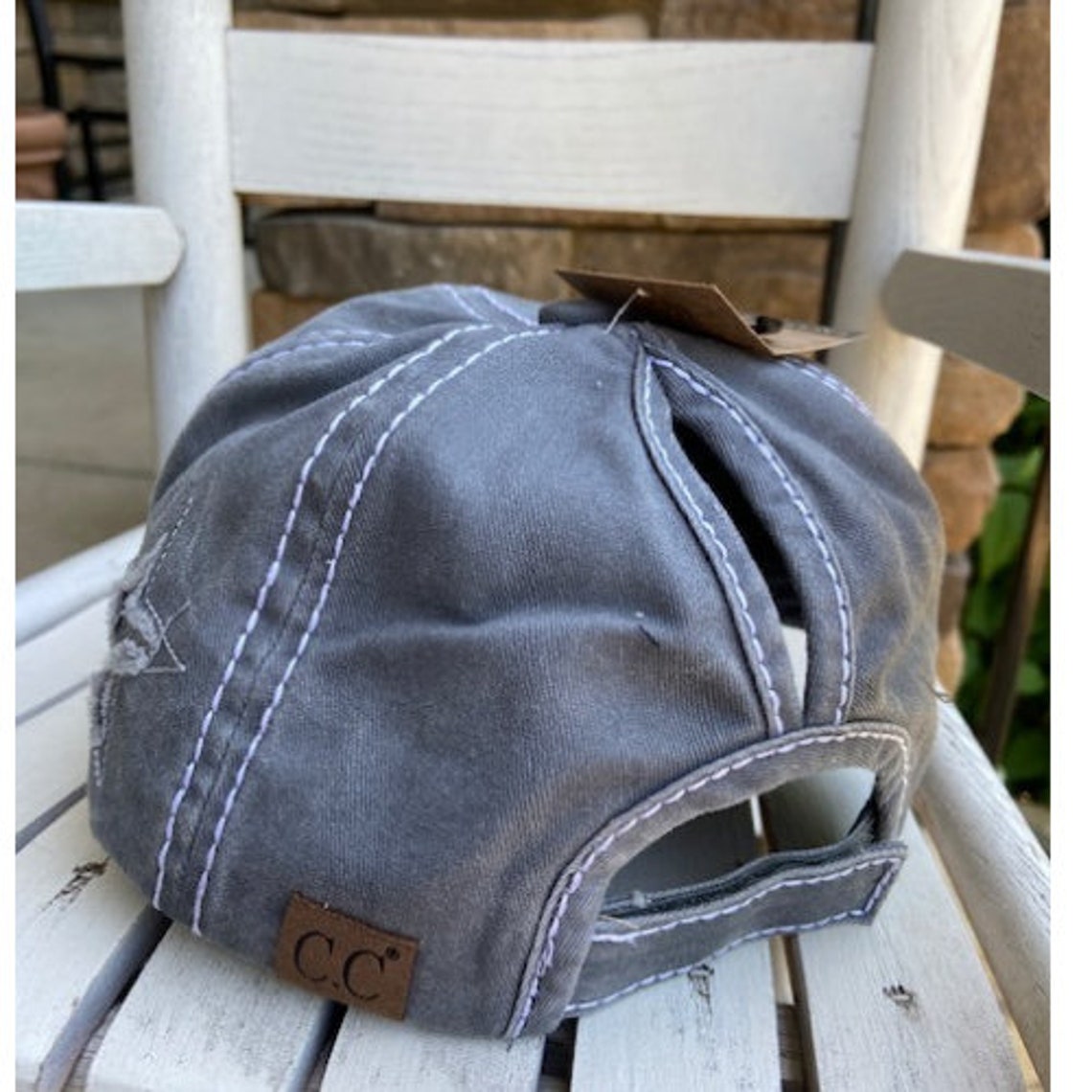 Criss Cross Womens Ponytail hats Black baseball cap Women Etsy