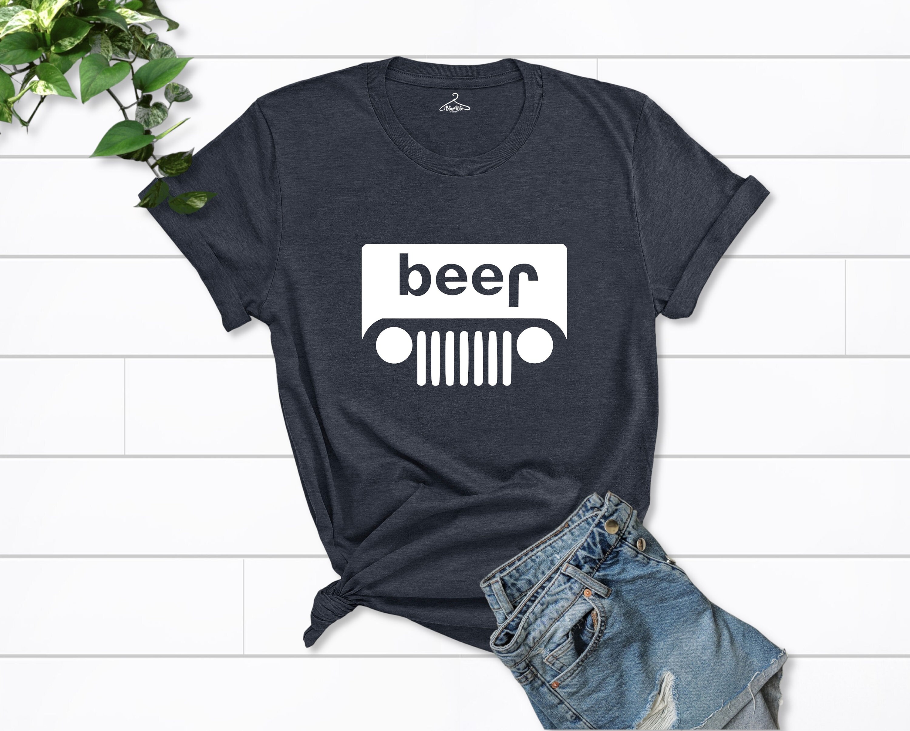 Beer Jeep Parody Shirt Beer Shirt Beer Jeep Logo TShirt Etsy
