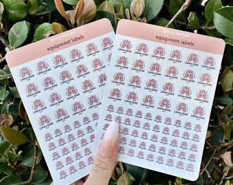 Equipment Name Labels Stickers | Optometry Gifts Stickers Decals
