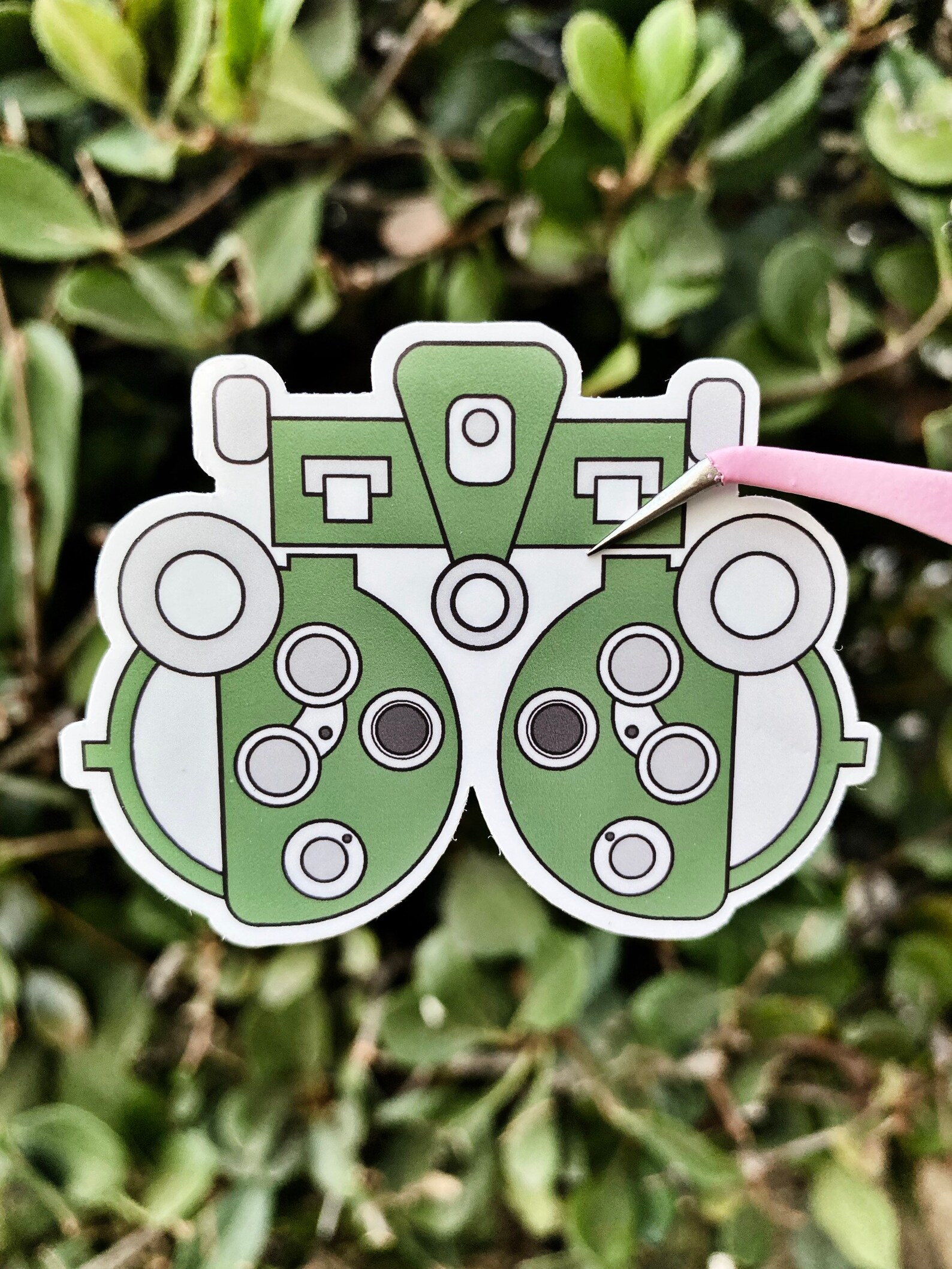 Phoropter Vinyl Stickers Optometry Decals Stickers Etsy