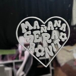 Manana sera bonito decal|  Mirror decal |