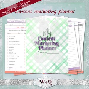 Undated Content Marketing Planner