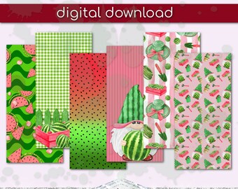 Watermelon Themed Smartphone Digital Wallpapers