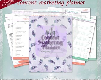 Undated Content Marketing Planner