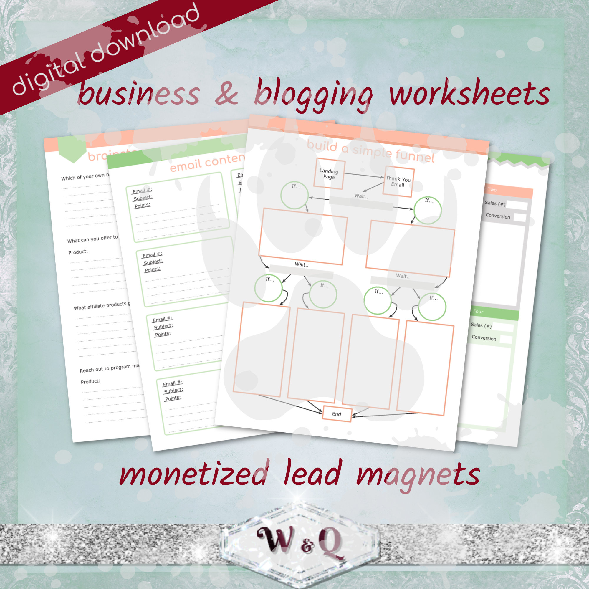 Business Worksheets.pdf Printable Business Worksheets - Etsy