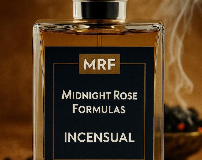 INCENSUAL Natural Essential Oil Perfume Frankincence and Champaka Flowers; the Scent of Middle East Markets “Smoky & Incensensably Fragrant”