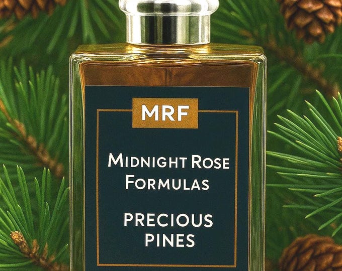 PRECIOUS PINES Natural Essential Oil Perfume; Sweet Fragrance of Pines dipped in MRF Sweet Amber Accord and Freshness of Fruit, So Precious!