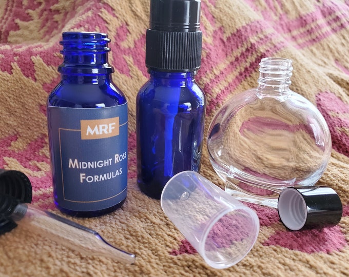 BOTTLES GLASS Perfume Essence Gift Natural Oil Fragrance Fine Essential Oil Glass Bottle Natural Organic Perfume Essence Forest Blend Floral