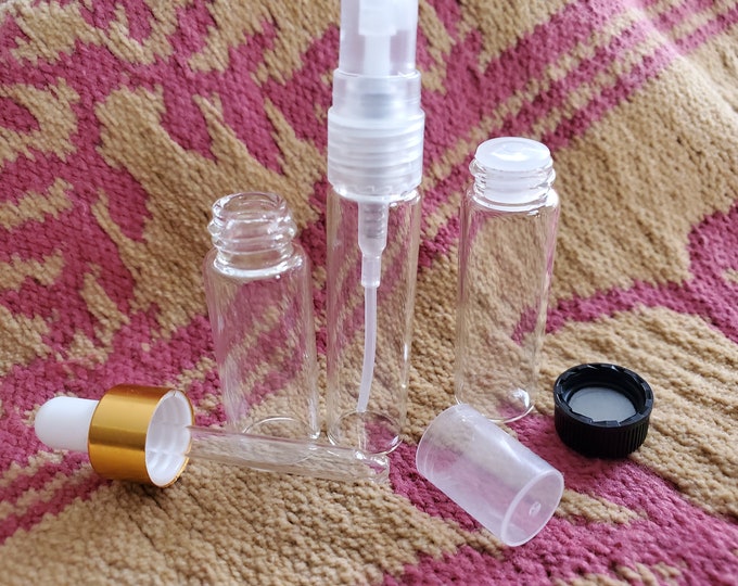BOTTLES GLASS Perfume Essence Gift Natural Oil Fragrance Fine Essential Oil Glass Bottle Natural Organic Perfume Essence Forest Blend Floral
