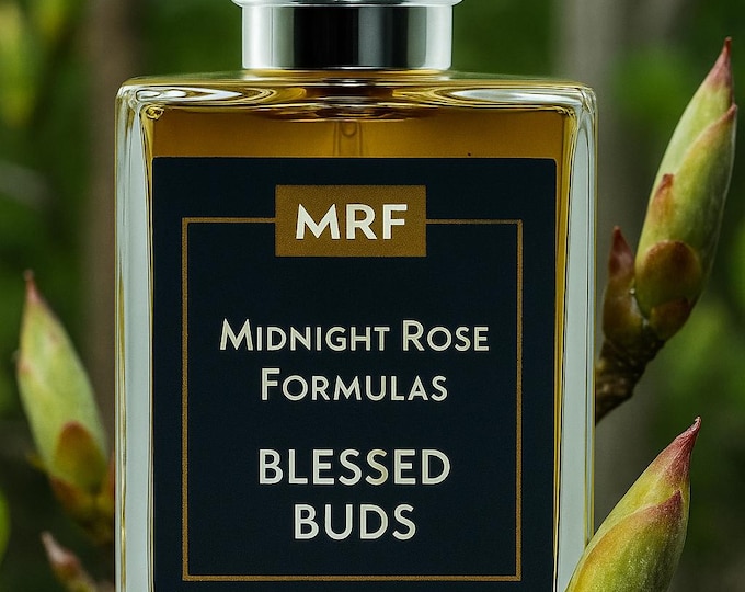 BLESSED BUDS Natural Essential Oil Perfume Embrace Magnolia Flowers with the Seductive Individuality  of Black Currants and Poplar tree Buds